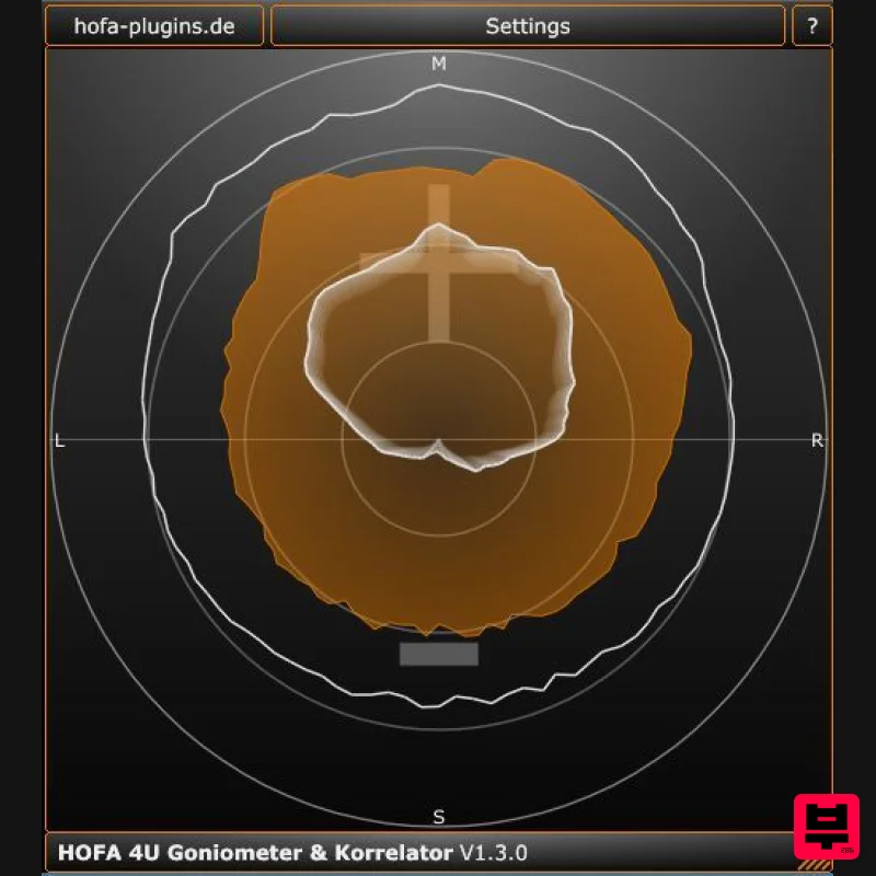 HOFA-Plugins 4U Goniometer & Korrelator - Metering