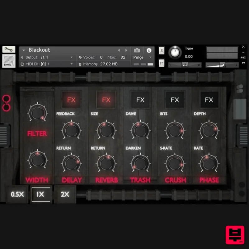 Iamlamprey Blackout - Kontakt Instrument