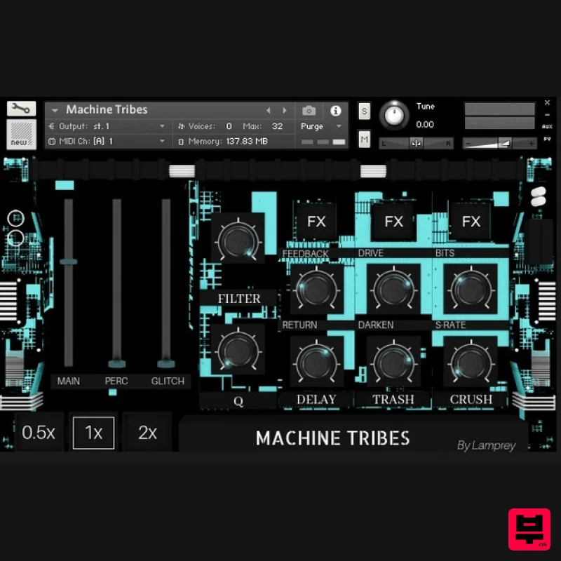 Iamlamprey Machine Tribes - Kontakt Instrument
