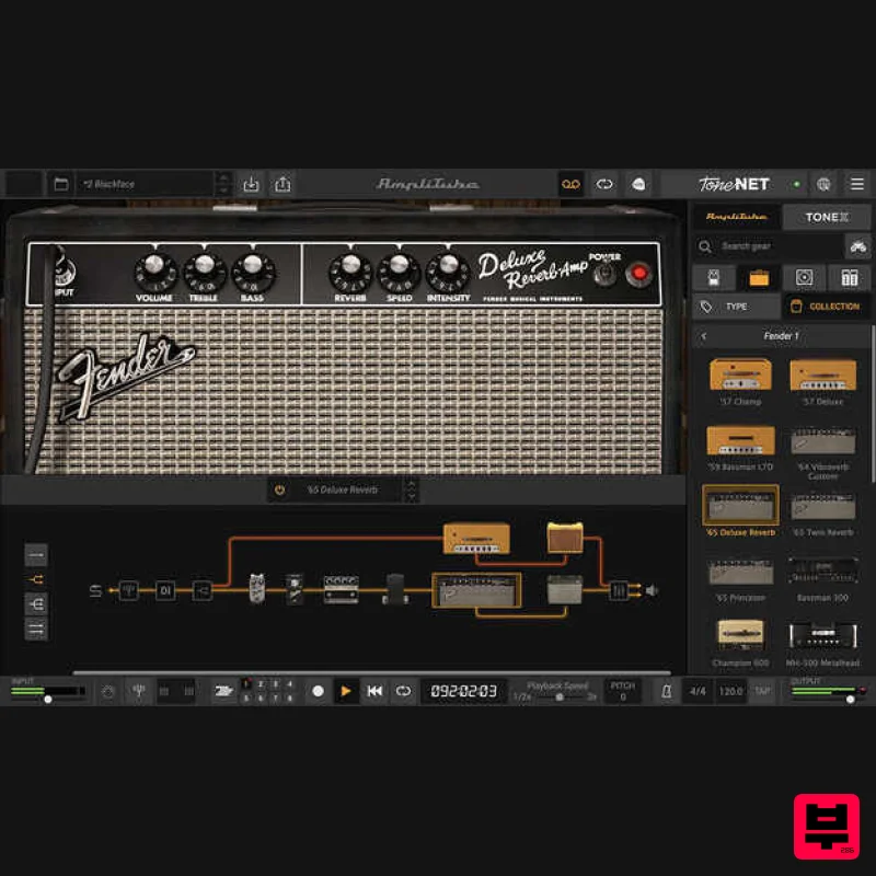 IK Multimedia AmpliTube Fender Collection - Amp Simulator