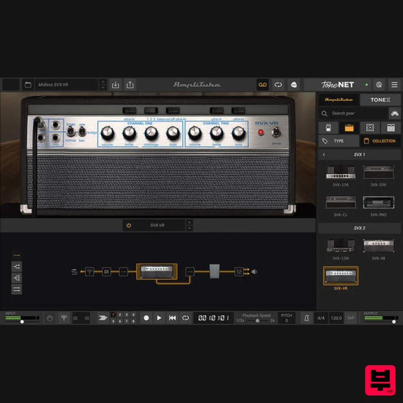 IK Multimedia AmpliTube SVX 2 - Professional Music Instrument Photo