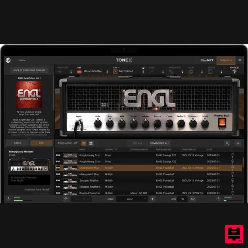 IK Multimedia ENGL Ampthology Vol 1 - Amp Simulator