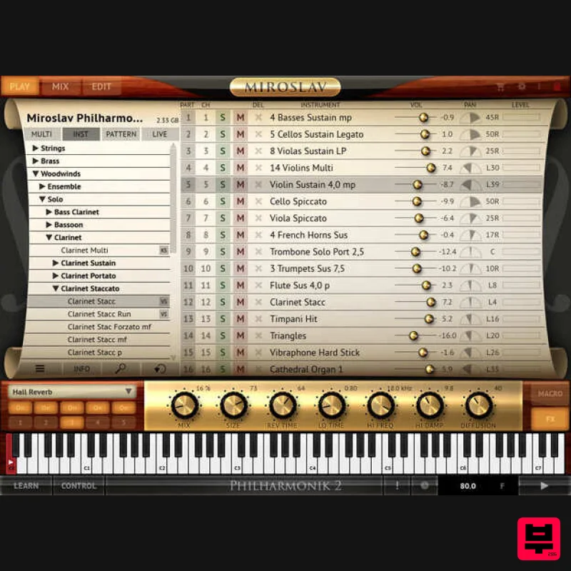 IK Multimedia Miroslav Philharmonik 2 - Virtual Instruments