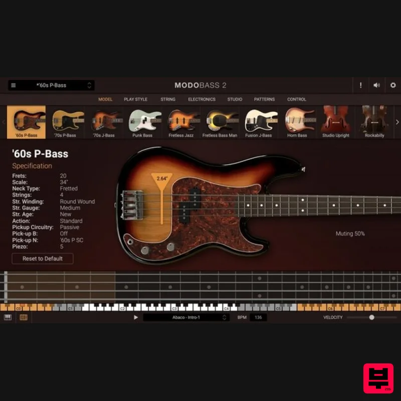 IK Multimedia MODO BASS 2 SE - Virtual Instruments