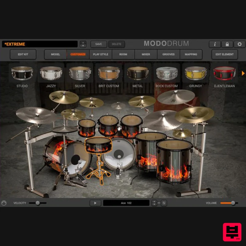 IK Multimedia MODO DRUM Kit - Extreme - Virtual Instruments