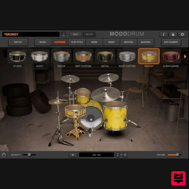 IK Multimedia MODO DRUM Kit - Grungy