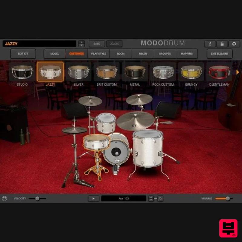 IK Multimedia MODO DRUM Kit - Jazzy - Professional Music Instrument Photo