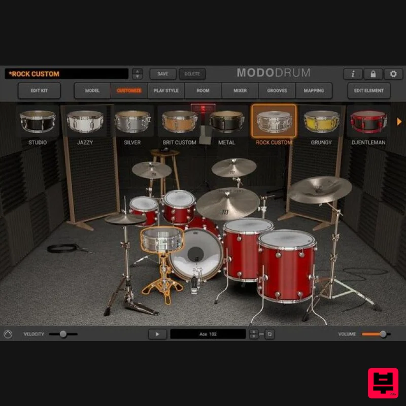 IK Multimedia MODO DRUM Kit - Rock Custom - Professional Music Instrument Photo