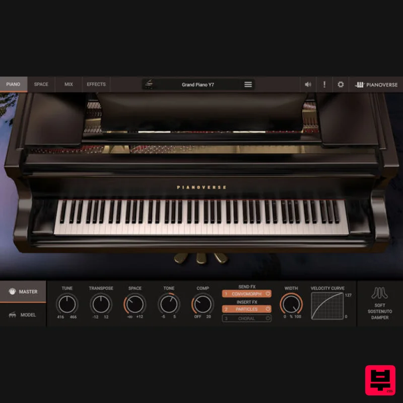 IK Multimedia Pianoverse - Grand Piano Y7 - Professional Music Instrument Photo