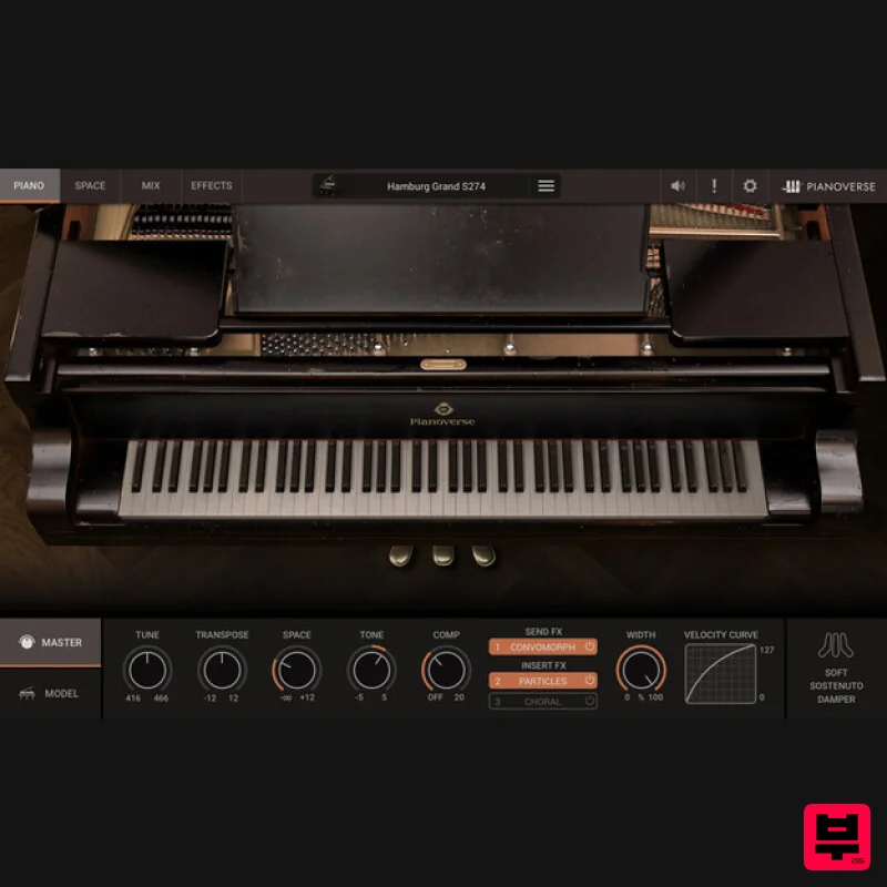 IK Multimedia Pianoverse - Hamburg Grand S274 - Professional Music Instrument Photo