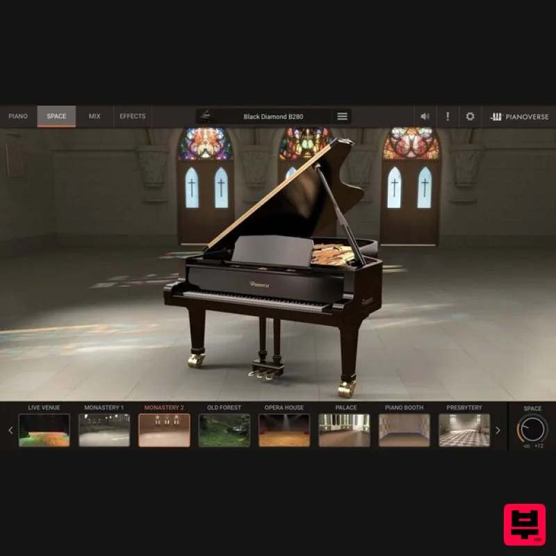 IK Multimedia Pianoverse Black Diamond B280 - Professional Music Instrument Photo