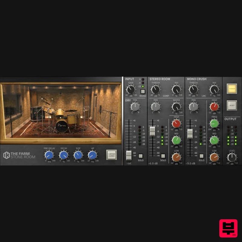 IK Multimedia The Farm Stone Room Studio Reverb - Reverb