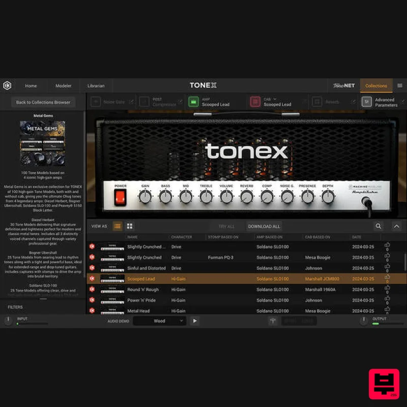 IK Multimedia Tonex Metal Gems - Amp Simulator