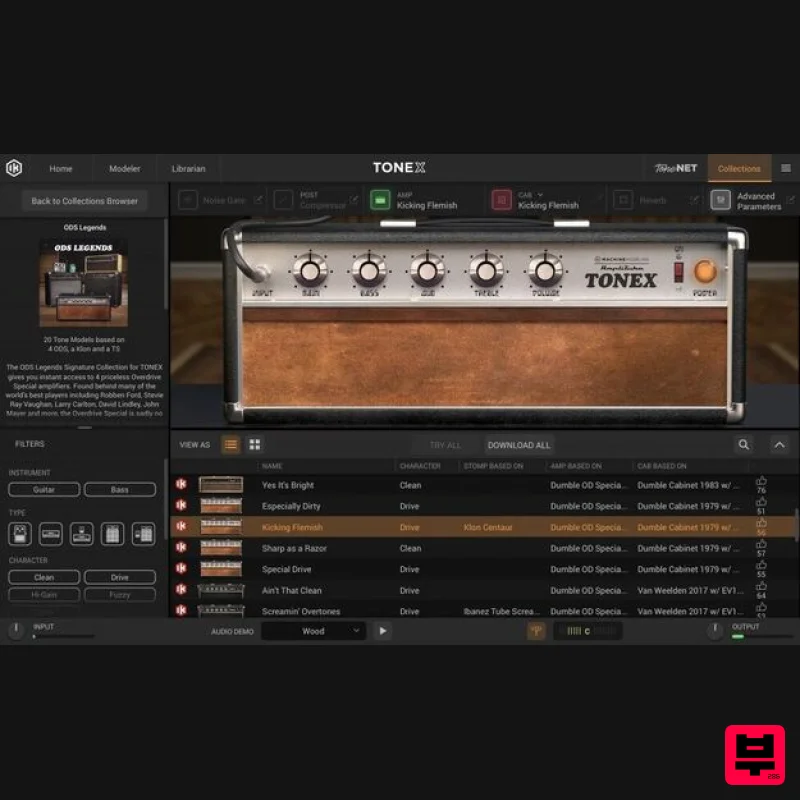 IK Multimedia Tonex ODS Legends - Amp Simulator