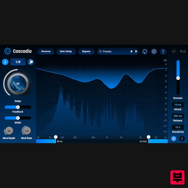 iZotope Cascadia - Delay