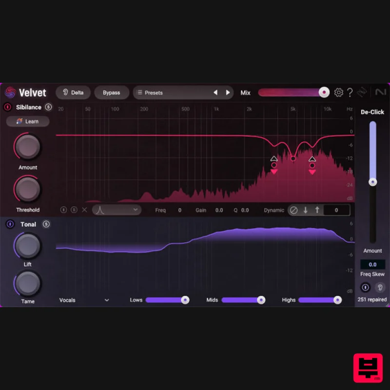 iZotope Velvet - De Esser