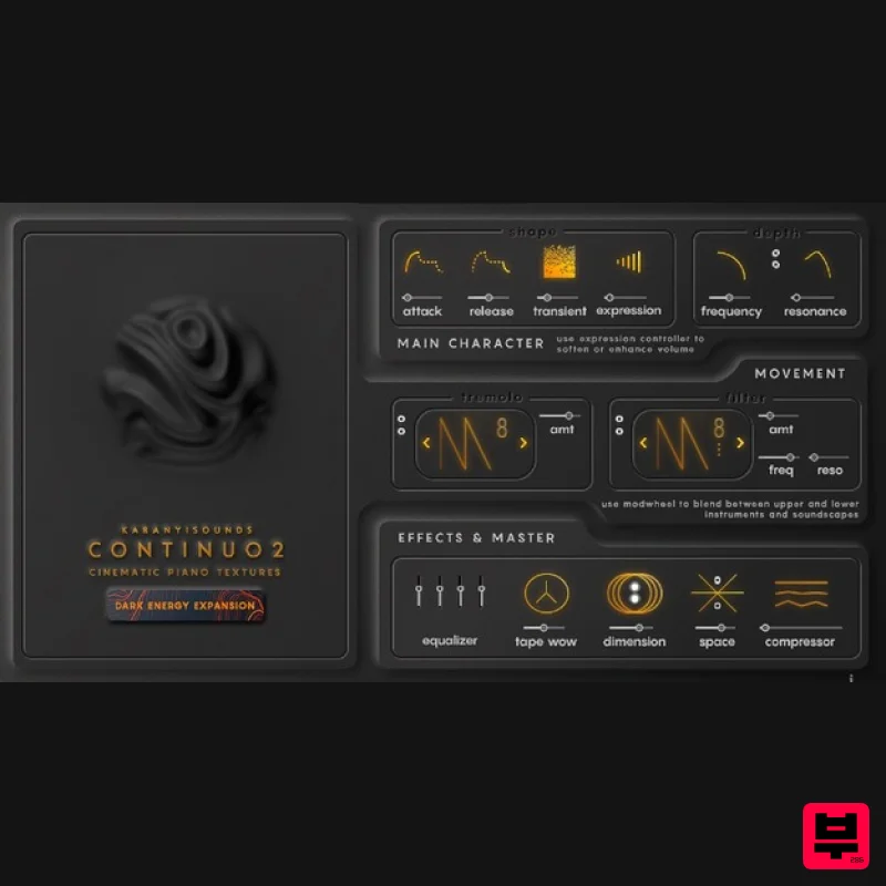 Karanyi Sounds Dark Energy | Continuo 2 Expansion - Expansion Packs