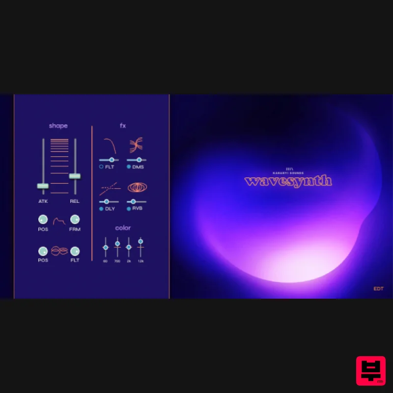 Karanyi Sounds Wavesynth Pitch Black - Kontakt Instrument