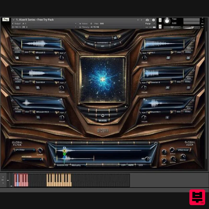 Keepforest AizerX - Free Try Pack - Kontakt Instrument