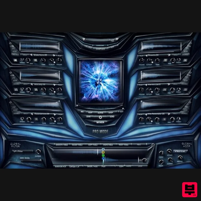 Keepforest AizerX - Hybrid Cyberpunk Toolkit - Kontakt Instrument