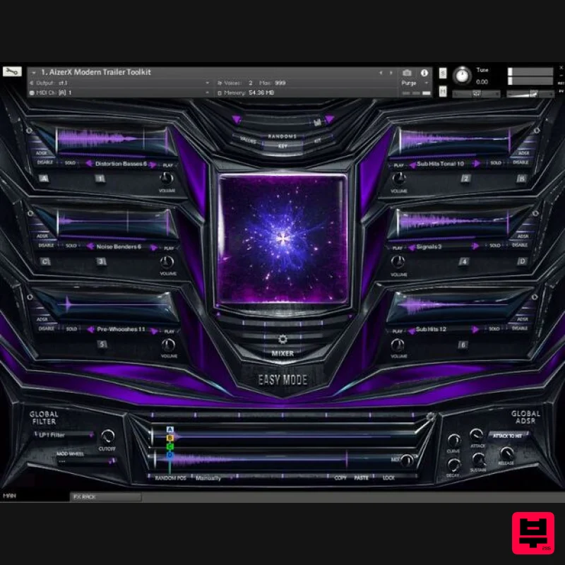 Keepforest AizerX - Modern Designer Toolkit - Kontakt Instrument