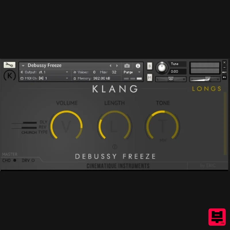 KLANG Debussy Freeze - Kontakt Instrument