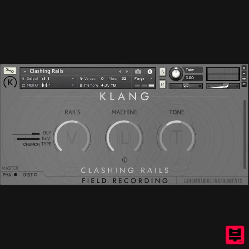 KLANG FIELD RECORDING: Clashing Rails - Kontakt Instrument