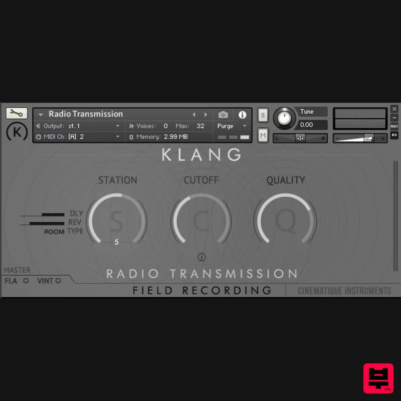KLANG FIELD RECORDING: Radio Transmission - Kontakt Instrument
