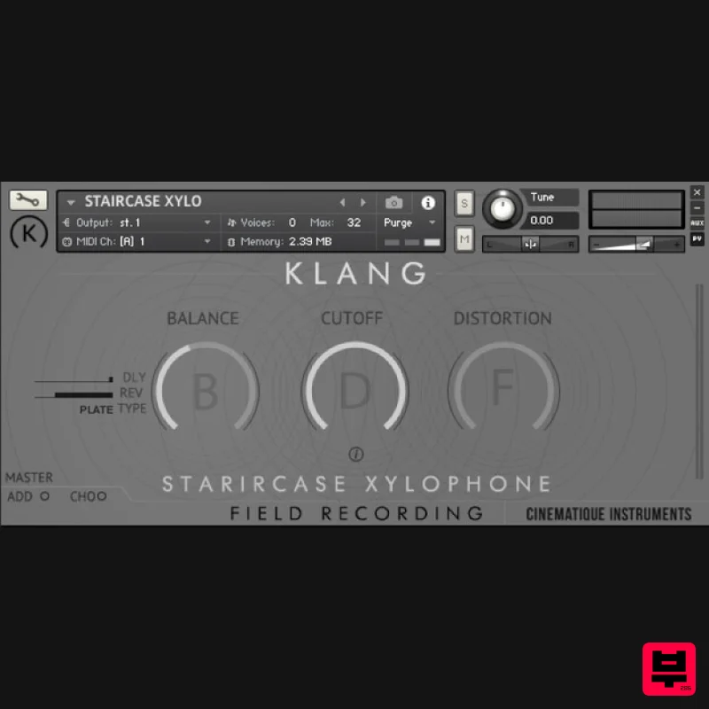 KLANG FIELD RECORDING: Staircase Xylophone - Kontakt Instrument
