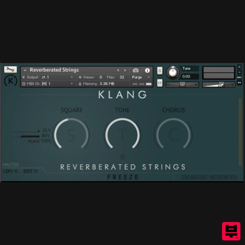 KLANG FREEZE: Reverberated Strings - Kontakt Instrument