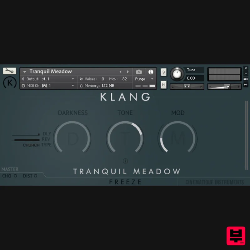 KLANG FREEZE: Tranquil Meadow - Kontakt Instrument