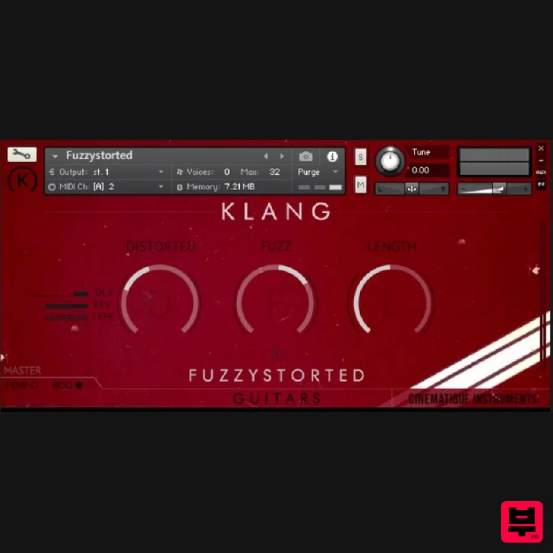 KLANG GUITARS: Fuzzystorted - Kontakt Instrument