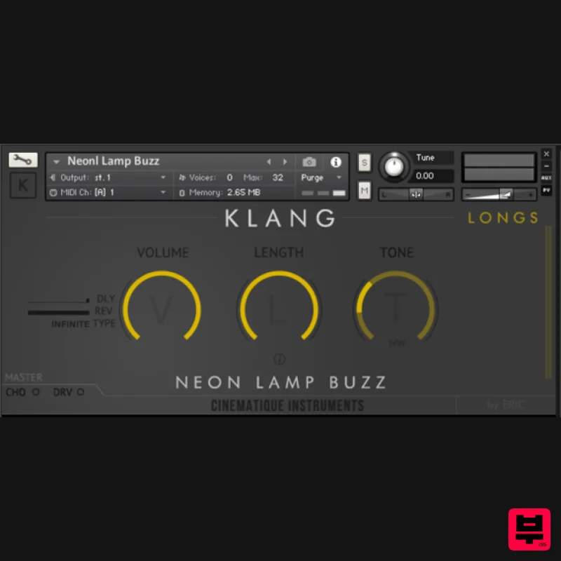KLANG Neon Tube Buzz - Kontakt Instrument