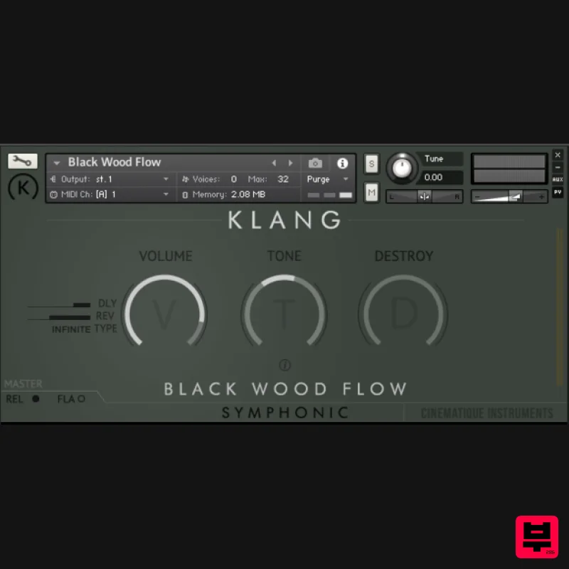 KLANG SYMPHONIC: Black Wood Flow - Kontakt Instrument