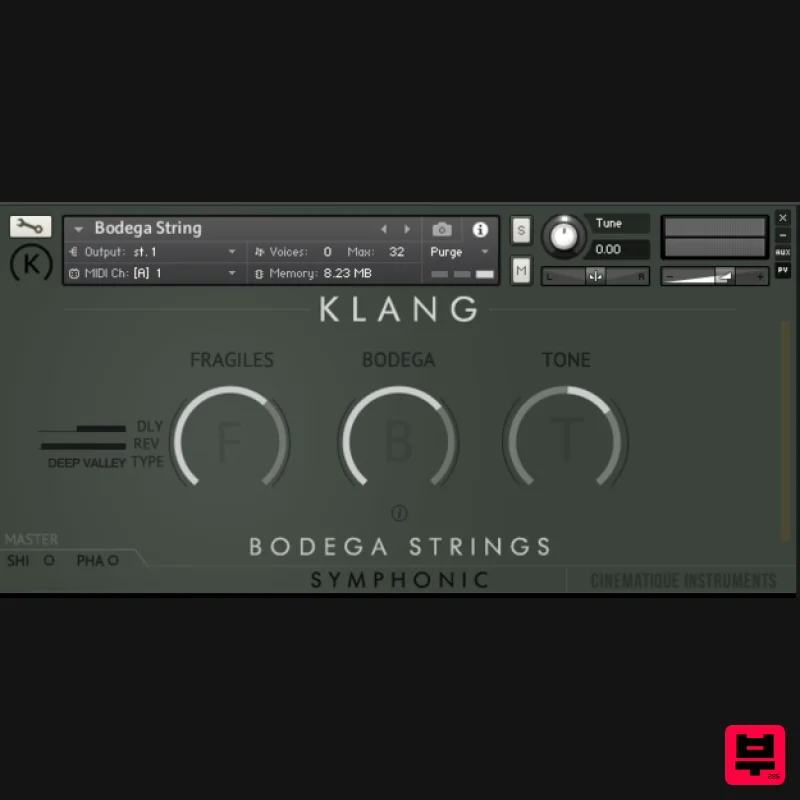 KLANG SYMPHONIC: Bodega Strings - Kontakt Instrument