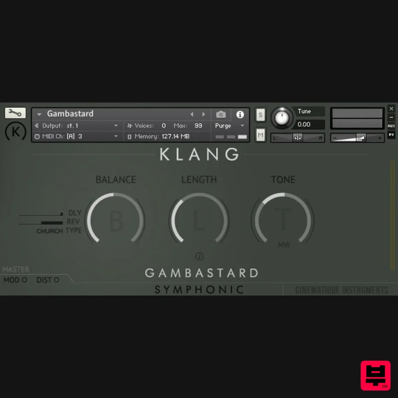 KLANG SYMPHONIC: Gambastard - Kontakt Instrument