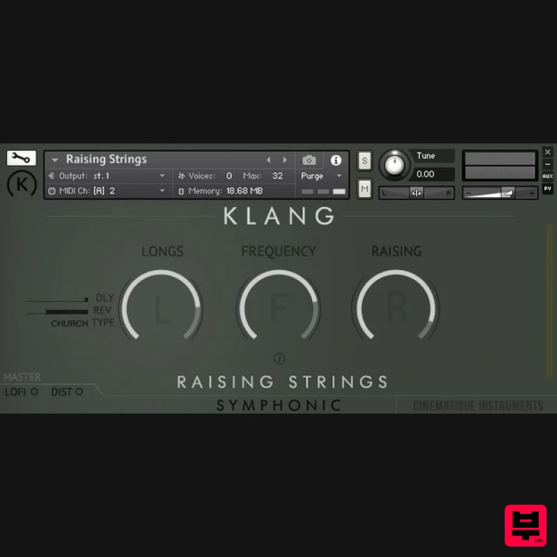 KLANG SYMPHONIC: Raising Strings - Kontakt Instrument