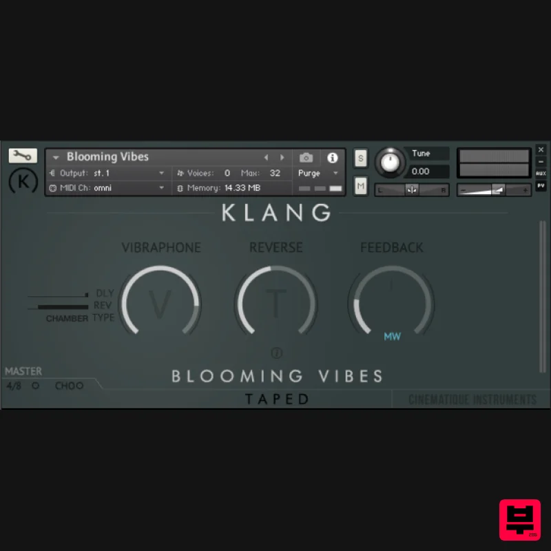KLANG TAPED: Blooming Vibes - Kontakt Instrument