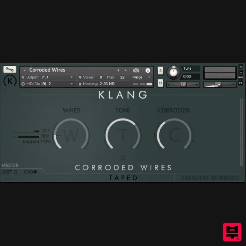 KLANG TAPED: Corroded Wires - Kontakt Instrument
