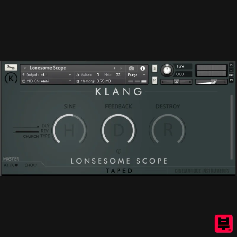 KLANG TAPED: Lonesome Scope - Kontakt Instrument