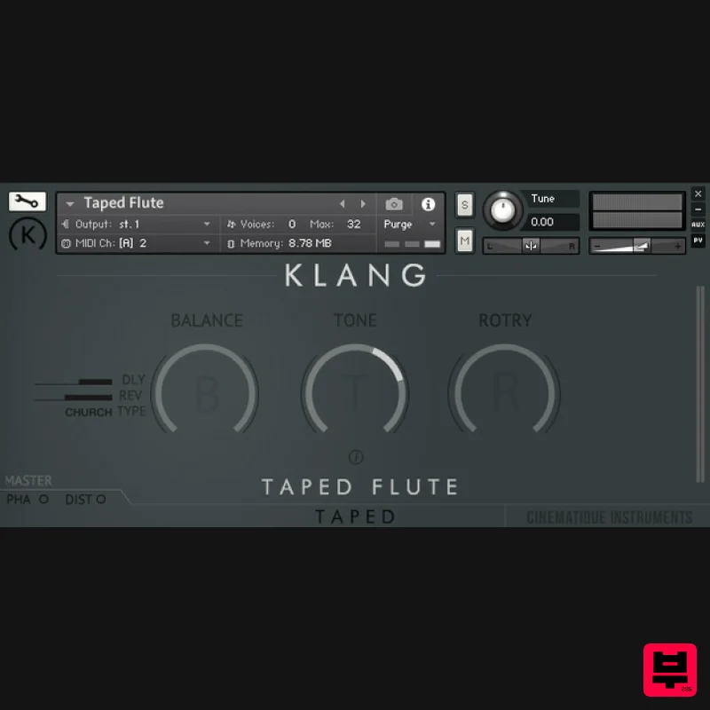 KLANG TAPED: Taped Flute - Kontakt Instrument