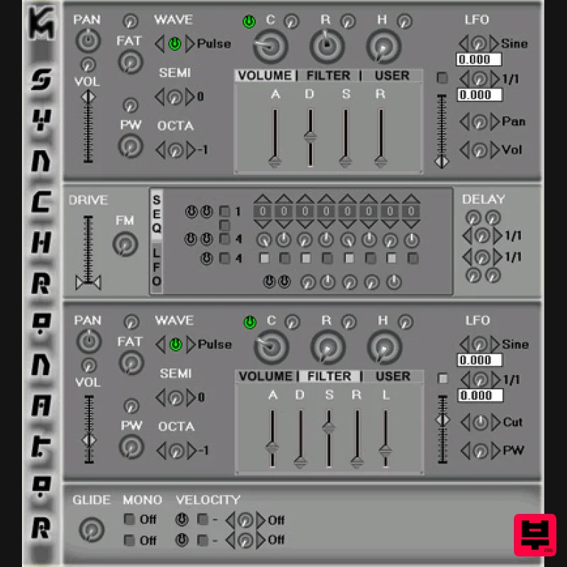 Klangmanipulation SynchroNator - Synth