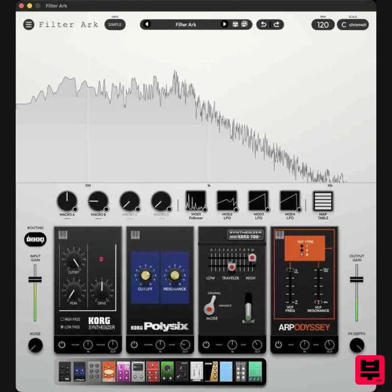KORG Filter Ark - Filter