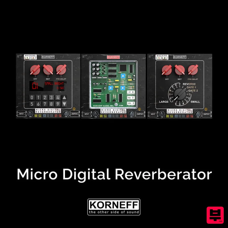 Korneff Audio Micro Digital Reverberator - Delay