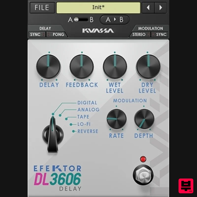 Kuassa EFEKTOR DL3606 Delay - Delay