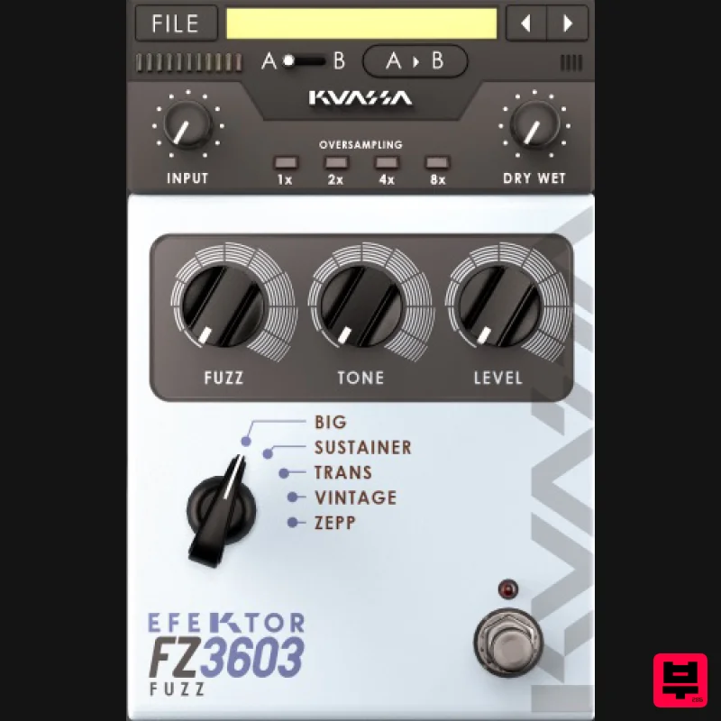 Kuassa EFEKTOR FZ3603 Fuzz - Professional Music Instrument Photo