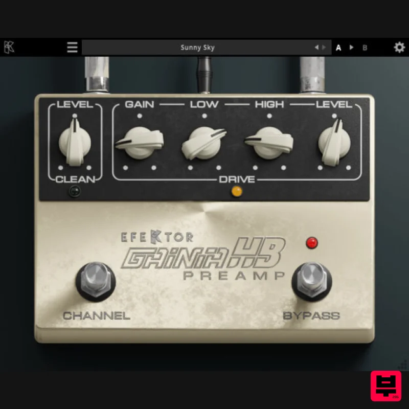 Kuassa EFEKTOR Gainia HB + FREE Pillar Power Amp - Preamp