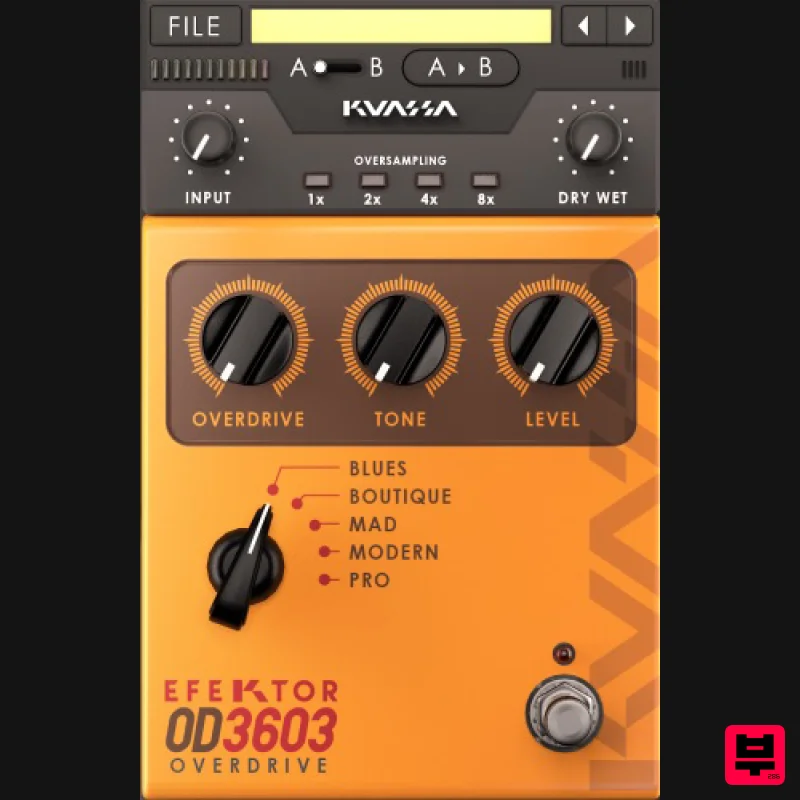 Kuassa EFEKTOR OD3603 Overdrive - Professional Music Instrument Photo