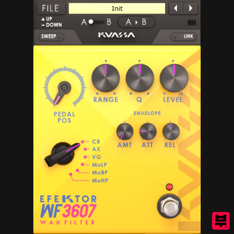 Kuassa EFEKTOR WF3607 Wah Filter - Filter