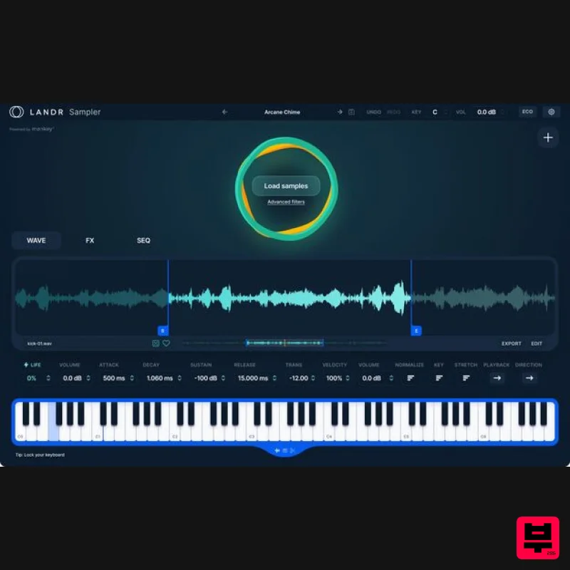 LANDR LANDR Sampler - Sampler